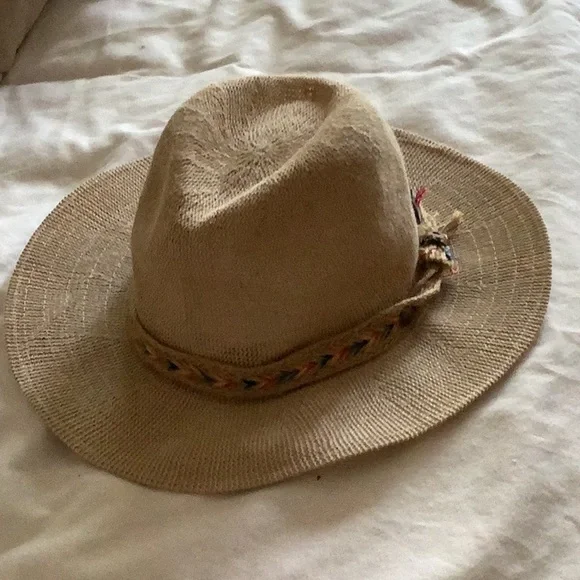 Pistil Natural Straw Hat with Colorful Band - Picture 1 of 6